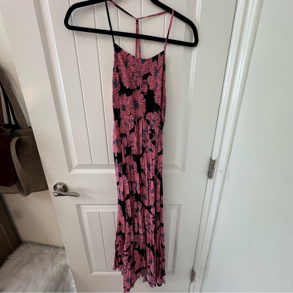 Free people smocked floral dress size S